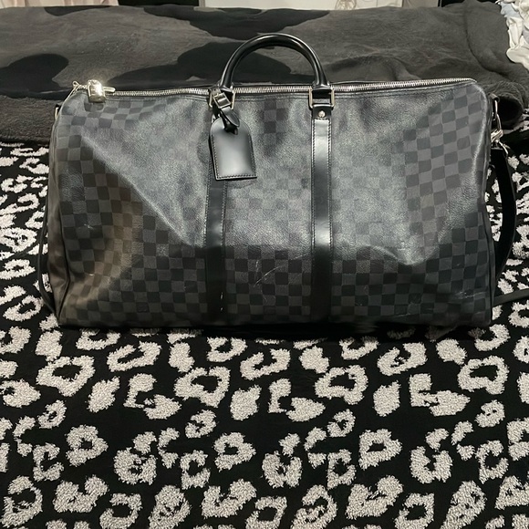 Louis Vuitton Black Duffel - Picture 1 of 7